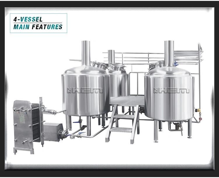 100L 200L 300L 500L 700L 1000L 1bbl 2bbl 3bbl 5bbl Industrial Commerical Restaurant Pub Home Micro Craft Brewery Brewing System Turnkey Beer Equipment