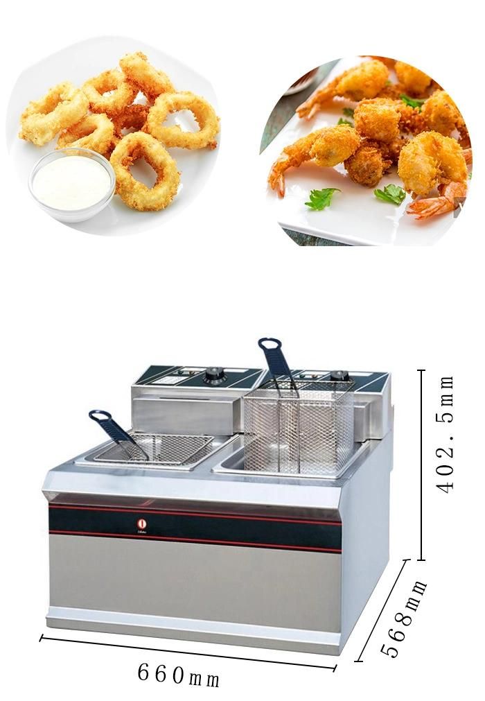 Double Cylinder Electric Deep Oil Fryer