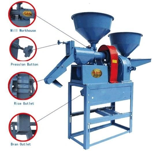 Mini Rice Mill & Crusher Combined Machine for Home Using