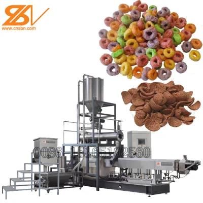 Extruded Puffs Snacks Breafast Cereals Process Line