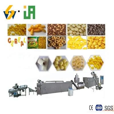 Inflating Snack Puffing Production Processing Extruder Machine