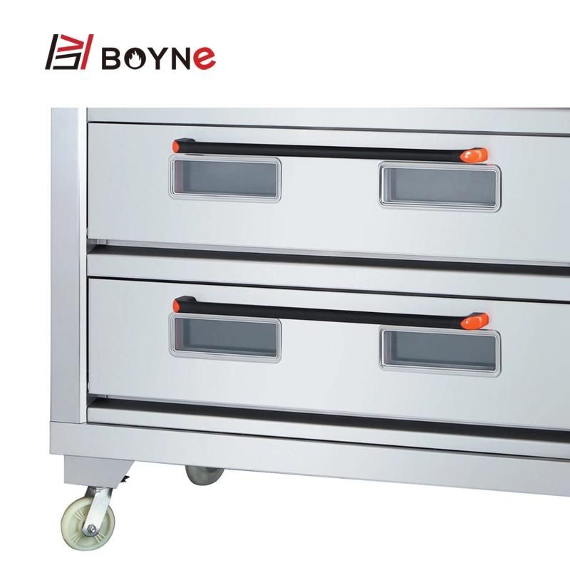 Stainless Steel Commercial Electric Three Deck Nine Trays Baking Oven