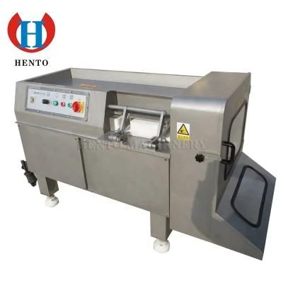 High Efficiency Automatic Frozen Beef Cube Cutter / Mutton Beef Block Dicing Cutter / ...