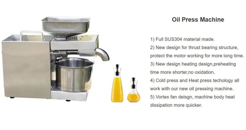 Zyj-1 Cold Pressolive Oil Extraction Machine Sunflower Oil Press Machine