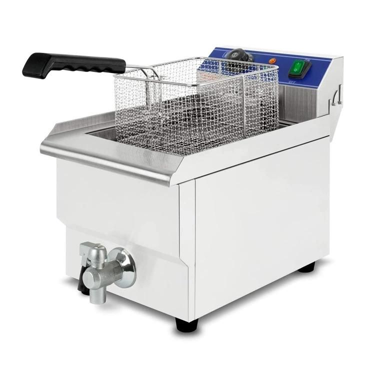 CE Approval Stainless Steel Commercial Electric Deep Fryer