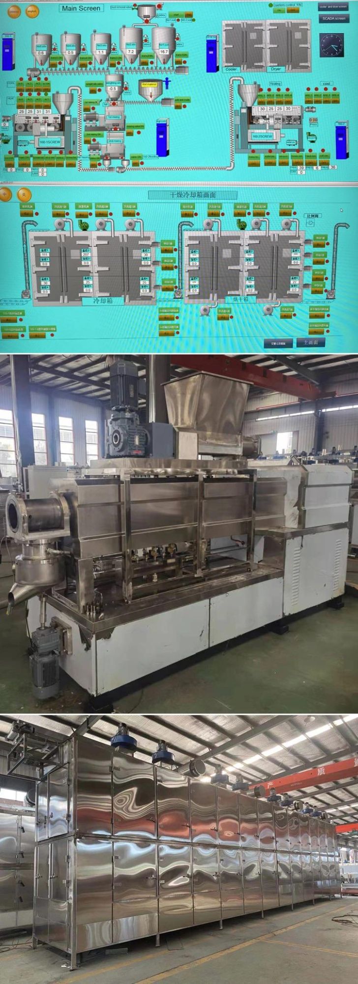 800kg/H Industrial Automatic Short Cut Dry Pasta Macaroni Making Machine