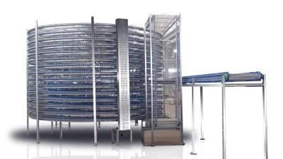 Industrial Bakery Bread Spiral Cooling Tower Conveyor Equipment for Food Baking