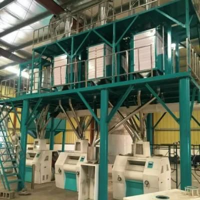 Factory Price Complete Line of 50t/24h Maize Flour Milling Machine