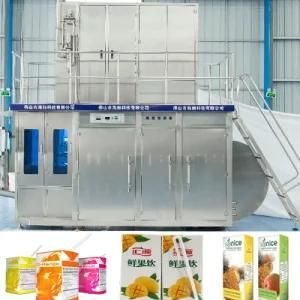 1L 500ml 250ml 200ml 125ml Milk Yogurt Juice Aseptic Carton Filling Machine