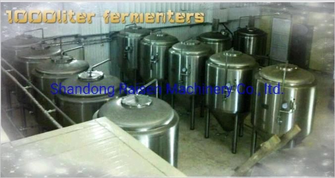 Beer Brewery Equipment, Beer Brewing System, Stainless Steel 300L 500L 1000L 10bbl Beer Fermentation Tanks Conical Fermenter