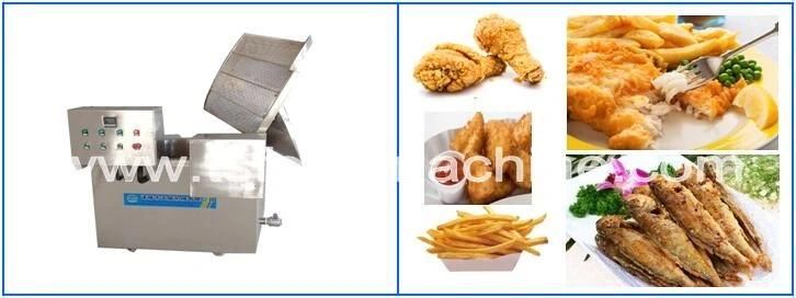 Semi-Auto Batch Fryer Machine and Fried Chicken Feet Frying Machine