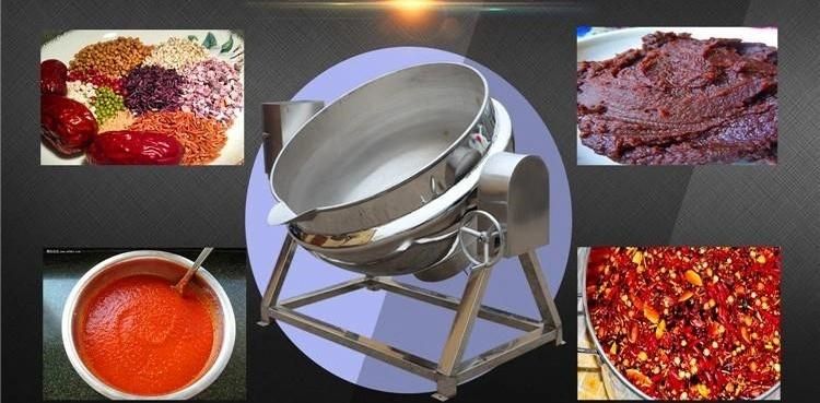 Customized Cooking with Stirring Steam Jacketed Cooking Pot for Jam Jacket Kettle