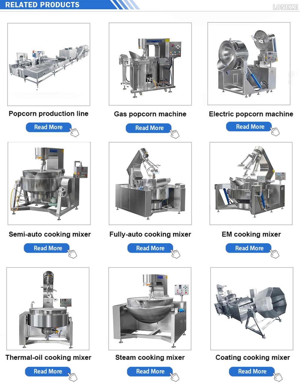 Industrial Cooking Pot Industrial High Quality Commercial Automatic Reman Cooking Machine