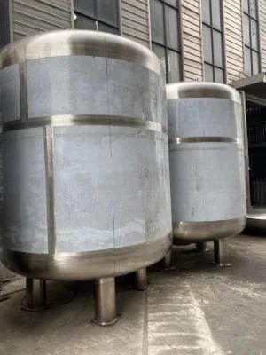 500L-20000L Double Layer Fermentation Storage Tank with Agitator