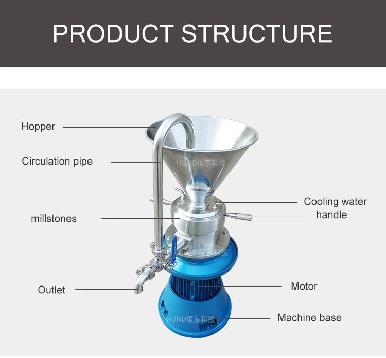 Hummus Grinder Machine Chickpea Paste Making Grinder Machine Colloid Mill