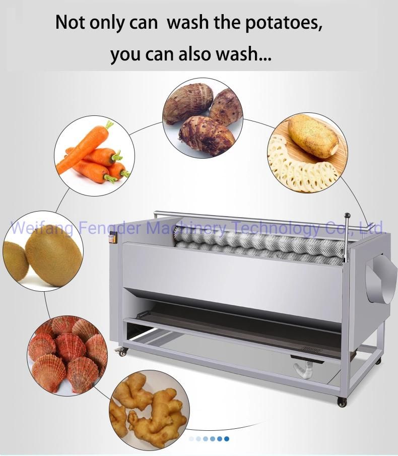 China Manufacture Peeling Machine Vegetable Washing Machine Potato Peeling Machine