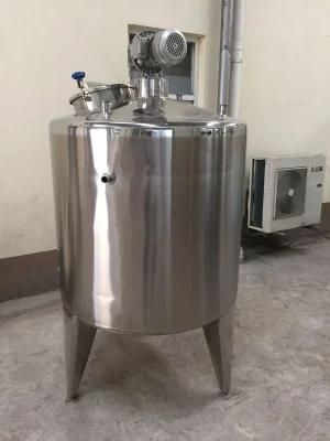 5000 Litre Stainless Steel Mixing Tank with Mixer and Scraper