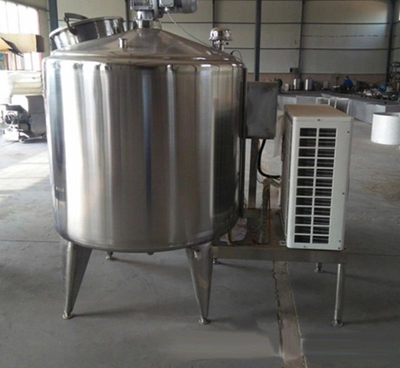 500L 1000L 2000L Milk Cooling Tank for Small Dairy Farm