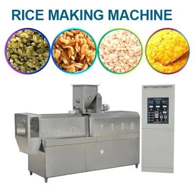 Fortification Rice Extruder Machine/Extrusion Nutritional Rice Kernel Production Line