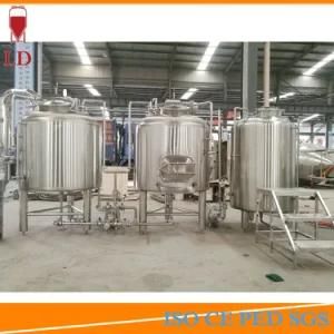 3 Vessels Draft Beer for Sale Brewing Brewery Machinery Equipment for Microbrewery