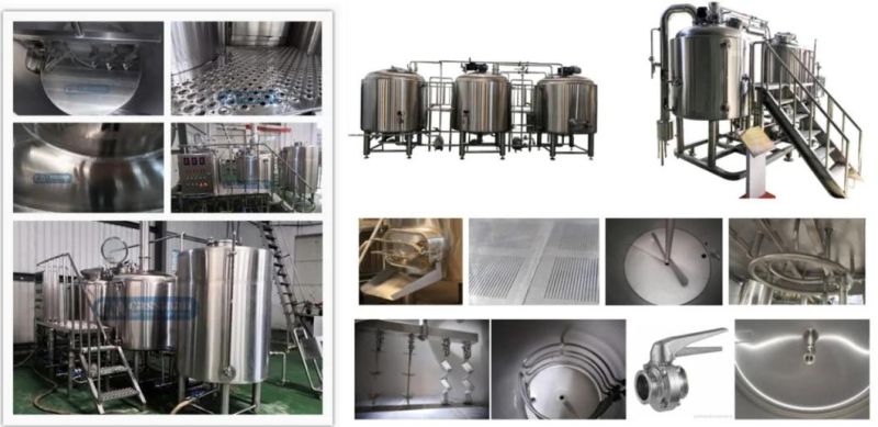 Cassman Turnkey Factory 1000L Beer Brewery Manufacturing Equipment for Beer Brewing