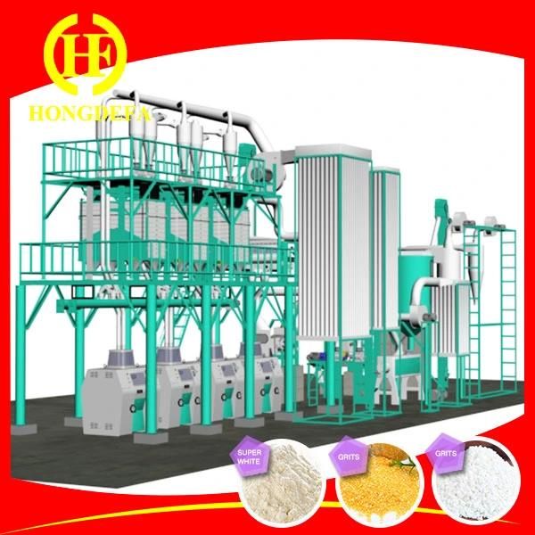 Maize Mill Milling Machine Produce Sembe Dona Tanzania Market (50t/24h)