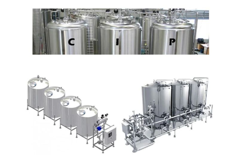 Stainless Steel Automatic Clean in Place Equipment CIP Tank Cleaning System