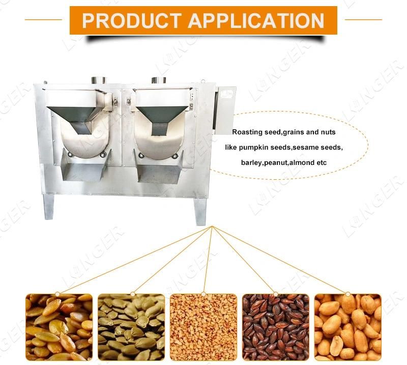 Automatic Electric Gas Type Peanut Roaster Machine