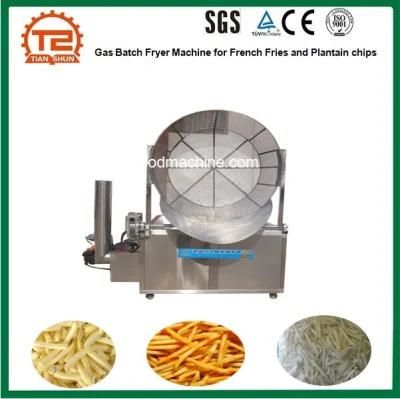 Gas Batch Fryer Machine for French Fries and Plantain Chips