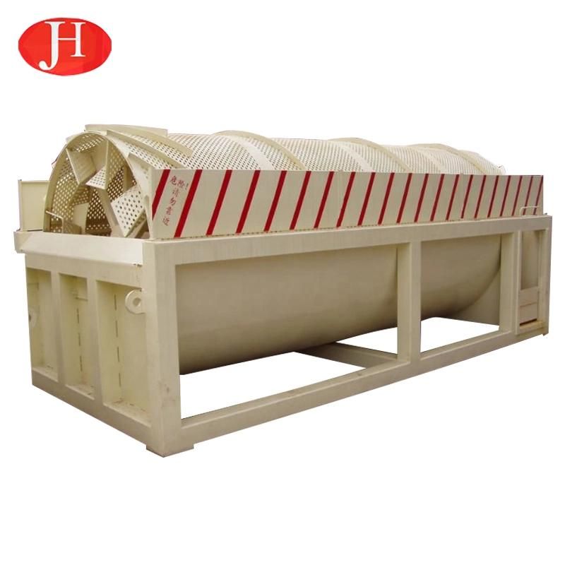 Sweet Potato Starch Making Machine Stainless Steel Sweet Potato Washer Rotary Cleaning Machinery