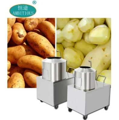 Stainless Steel Fully Automatic Electric Peeler Commercial Potato Peeling Machine