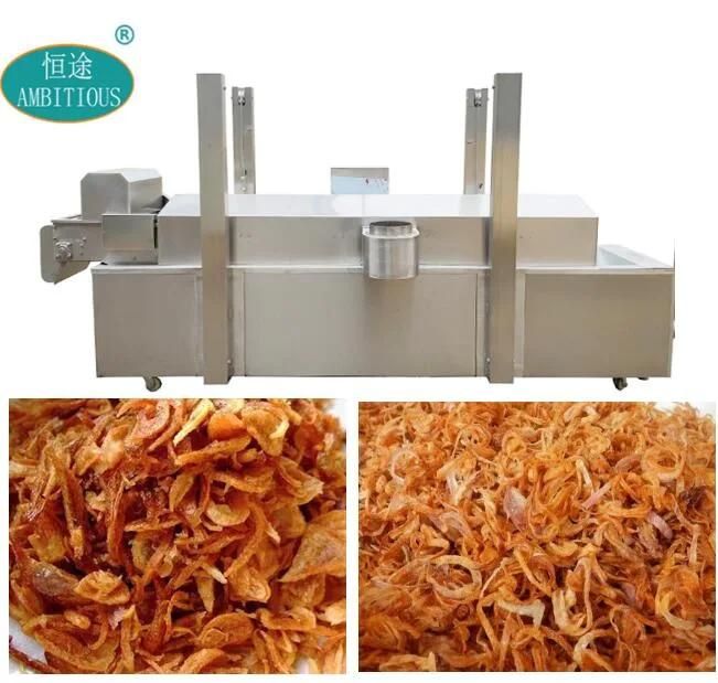 Potato Chips Continuous Frying Machine Onion Frying Machine