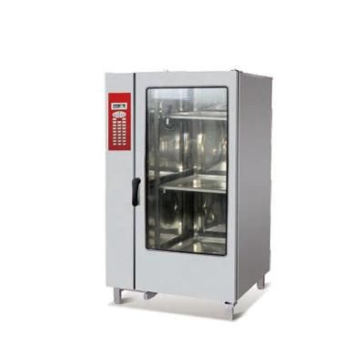 Electric Combi Steamer 20 Trays 40 Pans, Commercial Combi Oven