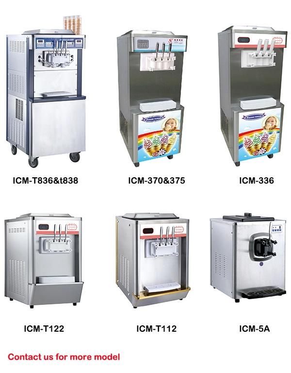 3 Flavors Pre-Cooling Ice Cream Machines Prices