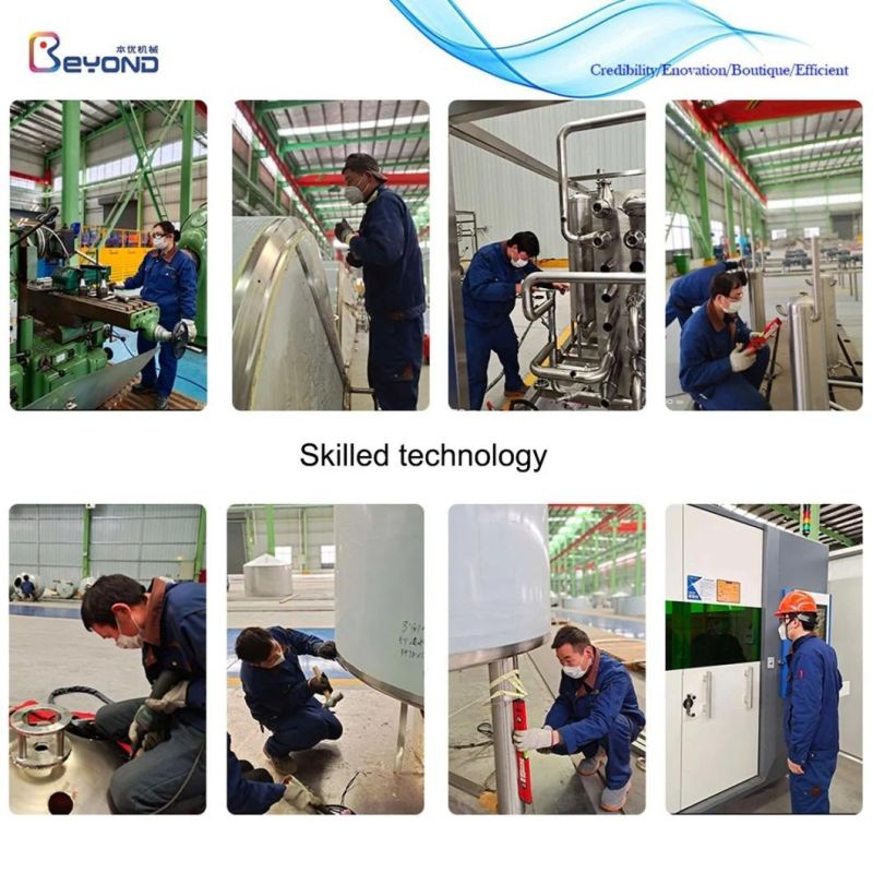 Full automatic agitation with the sealing pairing of rotor and stator food emulsification tank 600l-3000l