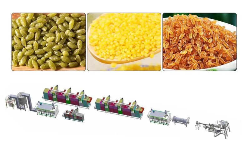 China Nutritional Right Rice Kernel Extruder Machinery/Automatic Fortificated Rice Extrusion Machinery Jinan