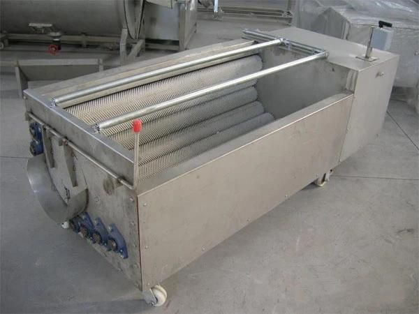 Root Vegetable Brush Washer Machines Onion Peeling Machine