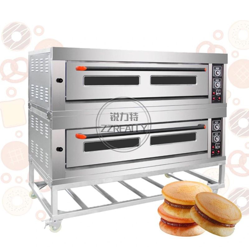 Double Layer 6 Trays High Quality Commercial Baking Oven Industrial Electric Bread Cake Pizza Oven Bakery Machines