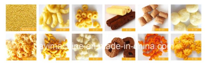 Puffed Corn Wheat Snacks Food Extruder/Machines