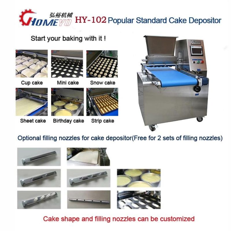 Cake Depositor Cup Cake Making Machine for Bakery Industry