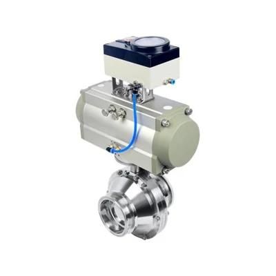 3A Certified Intelligent Control Ball Valve for Brewery Dairy Beverage