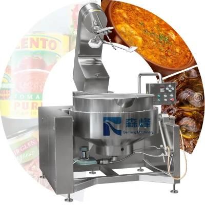 Automatic Paste Cooker Factory Price Electric Heating Hot Sauce Hotel Cooking Machine