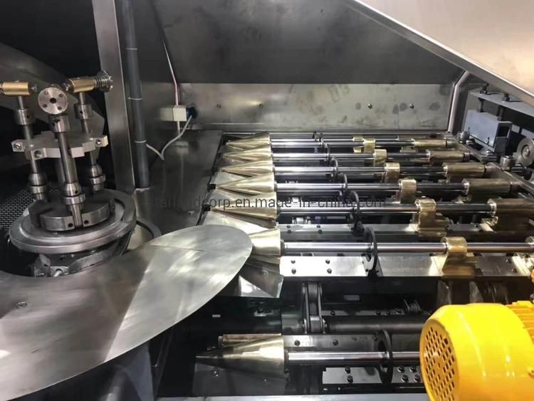 Extended Shape Crisp Waffle Cone Customization Machine