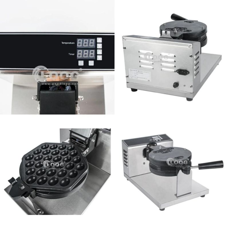 Snack Machines Commercial Bubble Waffle Maker with Changeable Pan Waffle Making Machine Egg Waffle Maker Digital Bubble Waffle Maker