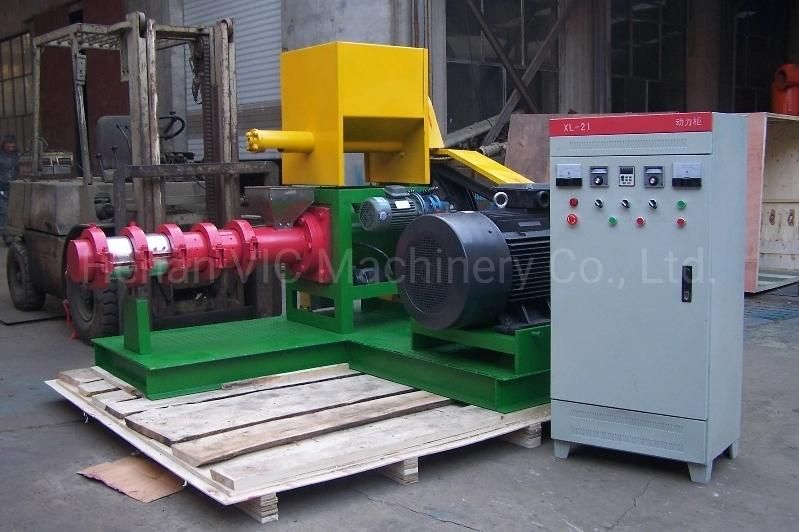 40kg/h most stable feed extruder floating fish feed pellet machine
