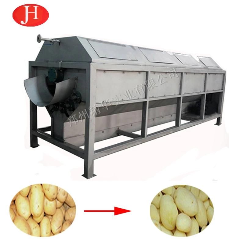 Potato Peeler Making Machine Stainless Steel Peeling Raw Flour Production Line