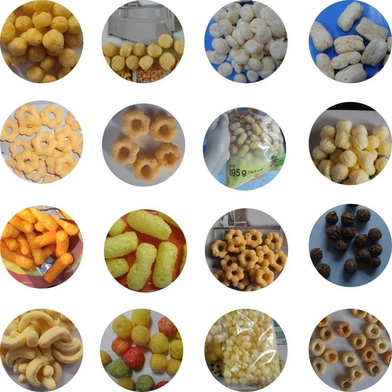 Hot Selling Puffed Snack Bulking Machine Cheese Puffs Extruder Machine  Coco Pops Production Line