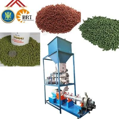 Shrimp Tortoise Bird Food Sinking Pellet Machine Fodder Granules Extrusion Plant ...