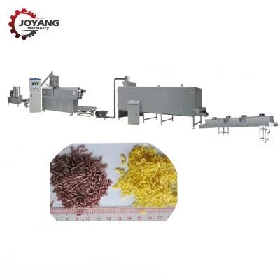 Twin Screw Extruder Artificial Rice Nutrition Rice Extruder