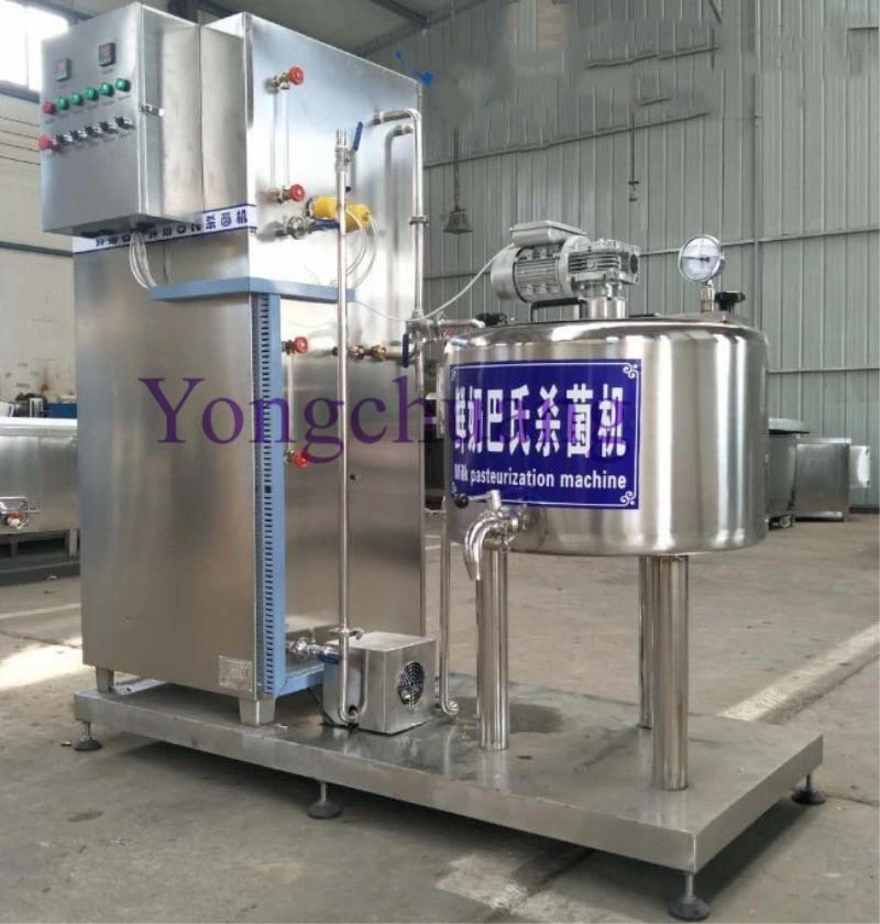 Milk Pasteurizer with Water Refrigeration and Compressor Refrigeration